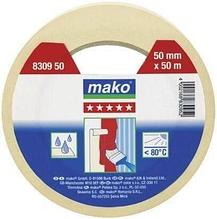 Скотч MAKO малярный 50мх30мм (до 80С) желтый 831330