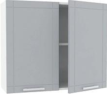Шкаф навесной «Тортора» 80x67.6х29 см, МДФ, цвет серый