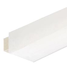 Профиль ПВХ F-образный для панелей 5 мм, 3000 мм, цвет белый