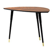 Придиванный столик ЛЁВБАККЕН классический коричневый ИКЕА, IKEA