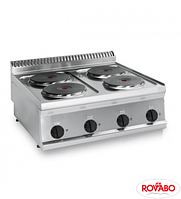 Электрическая варочная поверхность на 4 конфорки, 10,4 кВт