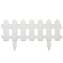Ограждение «Палисадник» цвет белый 1.9 м