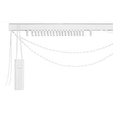 Карниз для вертикальных жалюзи, тип открывания - от центра, 240 см металл цвет белый