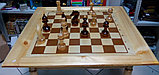 Стол-доска сувенирный+фигуры шахматные к сувенирному столу d=55-60мм, высота: 126-196мм, фото 2