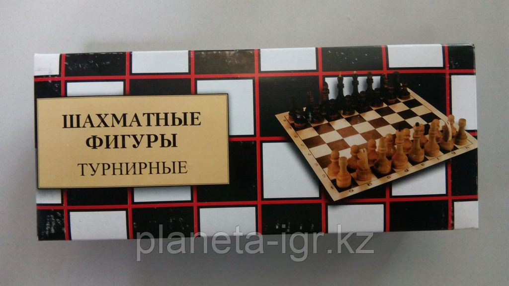 Фигуры шахматные турнирные деревянные диам. 30-35мм, высота 55-107мм