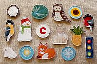 Набор значков с буквой С для логопедической улитки