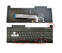 Клавиатуры Asus FX506 FX706 FA506 FA706 Asus TUF Gaming F15 F170KNR0-661VUS00 клавиатура c RU/ EN раскладкой,