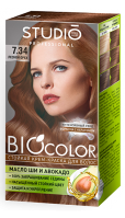 7.34 Крем-краска для волос BIO COLOR Studio Professional ЛЕСНОЙ ОРЕХ
