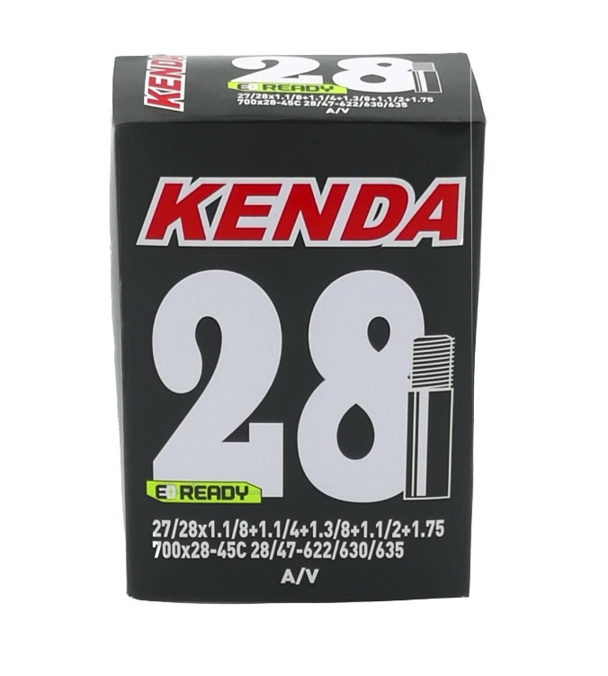 Велокамера Kenda A/27/28X1,1/8+1,1/4+1,3/8+1,1/2+1,75, 700x28-45C, 28/47-622/630/635