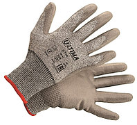 Перчатки из специального порезостойкого волокна (5) с ПУ покрытием ULT705