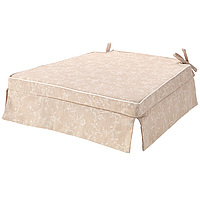 Подушка на стул ЭЛЬСЭБЕТ, светло-бежевая 43x42х4 см