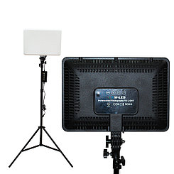 Лампа для фотосъемки PM-36, RGBW-LED, прямоугольная, 36x25cm, c ПДУ