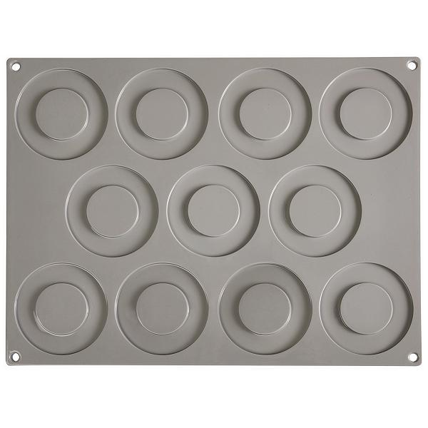 Форма силиконовая Gourmand Кольцо d90мм h3,5мм, 15мл, 11 ячеек GG001S