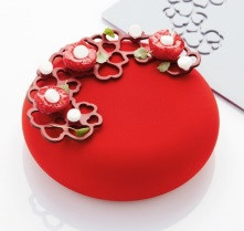 Форма силиконовая PAVODECOR для декора. Сердца 1 137х76х2мм, 5,8мл, 3 ячейки PR007