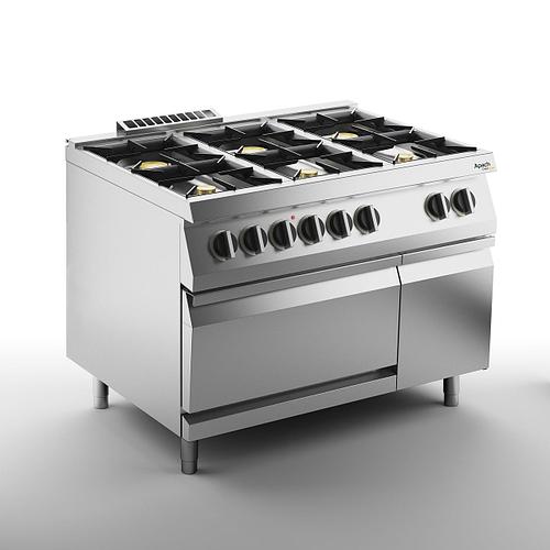 ПЛИТА ГАЗОВАЯ 6 КОНФОРОЧН. 700 СЕРИИ APACH CHEF LINE SLRRG127FECS