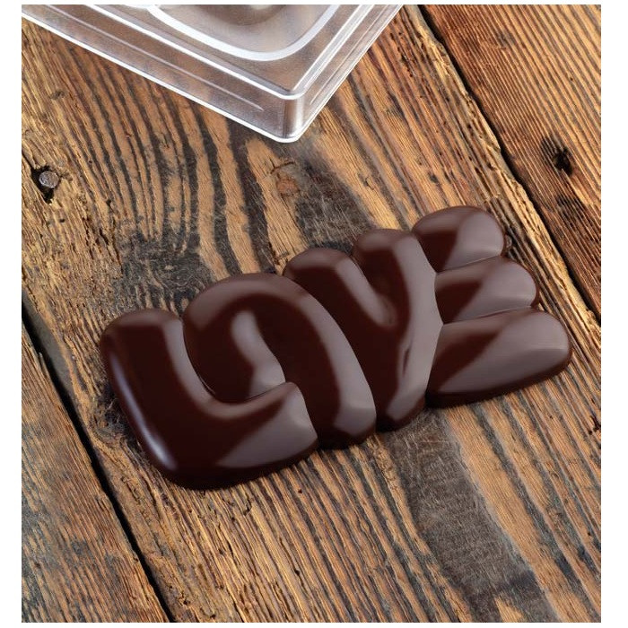 Форма д/шок. Chocolate Bar Lovely 150х76мм h10мм, 100гр, 3 ячейки, п/к PC5000
