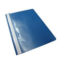 Скоросшиватель пластиковый A4, 140/160мкм, синий Foska