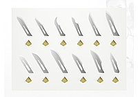 Медицинский одноразовый скальпель (лезвие)