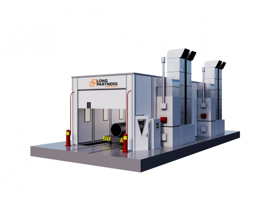 Окрасочно-сушильная камера для окраски труб - фото 1 - id-p103349081