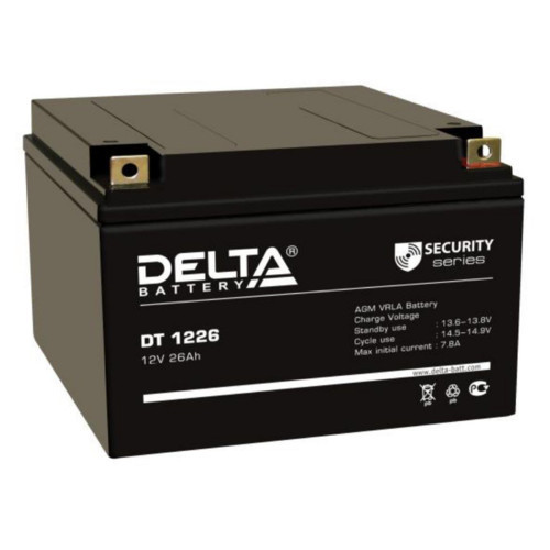 Delta Battery DT 1226 сменные аккумуляторы акб для ибп (DT 1226) - фото 1 - id-p103350594