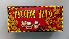 Русское лото в красной картонной упаковке