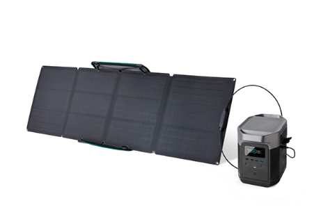 Комплект EcoFlow DELTA с 3 солнечными панелями
