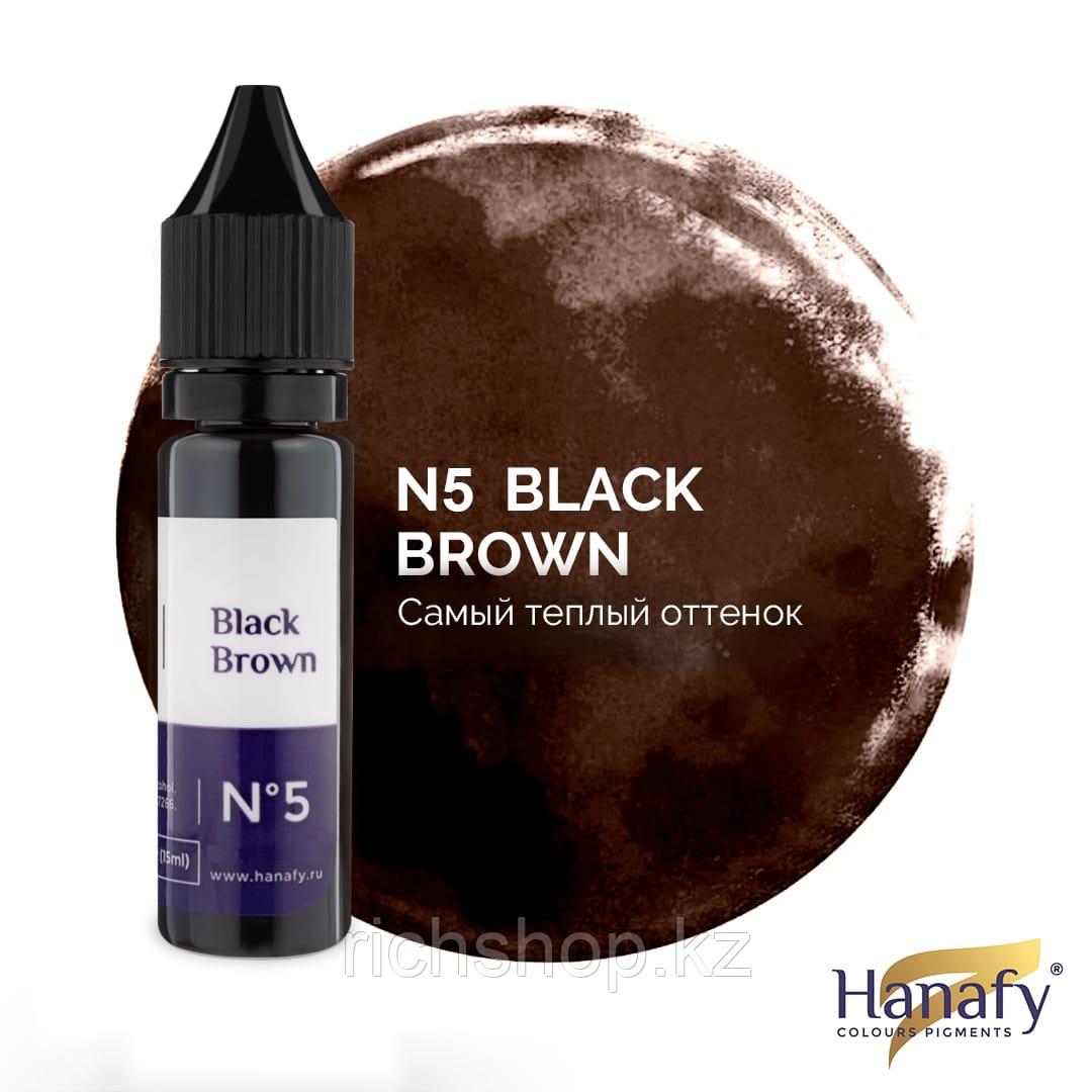 Пигмент для бровей № 5 - Black Brown