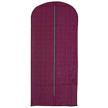 Чехол для одежды 60х135 см цвет бордо