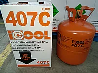 Фреон R407С/ Хладагент R407С бренд ICOOL USA в баллонах по 11,3 кг.