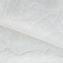 Тюль на ленте «Геометрия» 300x280 см цвет белый