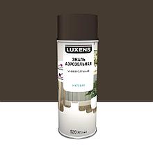 Эмаль аэрозольная декоративная Luxens матовая цвет шоколадно-коричневый 520 мл