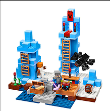 Конструктор Jisi bricks (Decool) My World 826 Ледяные шипы / Аналог LEGO Minecraft The Ice Spikes Set 21131