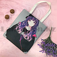 Шоппер эко сумка для покупок аниме на молнии с плечевыми ремнями 06