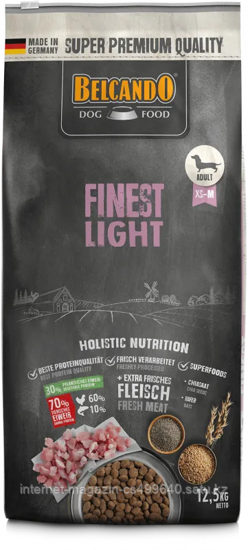 Belcando Finest Light (утка) сухой корм для привередливых собак мелких и средних пород