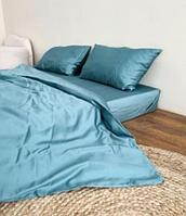 SUAVE Тенсель Плэйн 2 Комплект постельного белья СЕРО-БИРЮЗОВЫЙ