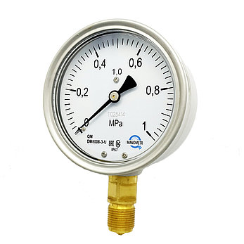 Мановакуумметры, вакуумметры, манометры виброустойчивые DA-8008-3-U, фото 1