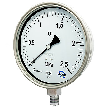 Мановакуумметры, вакуумметры, манометры коррозионностойкие DV8008-4-AKS, фото 1