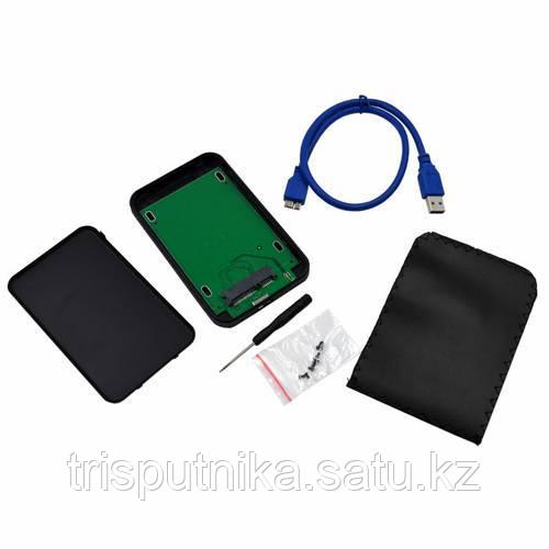HDD 2.5'' Portable Case USB 3.0, 2518 U3 M-Sol, Black - фото 2 - id-p94399794