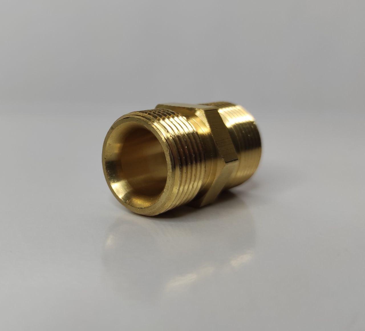 Ниппель соединительный 22х22 (Бочонок), фото 1