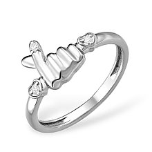 Кольцо из серебра с фианитом Efremov 1010019400-501