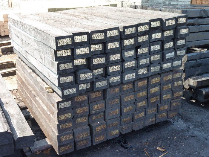 Шпалы деревянные пропитанные ГОСТ 78-2004, тип 1. 180*250*2750 мм  (750 шт/вагон); Шпалы деревянные пропитанны
