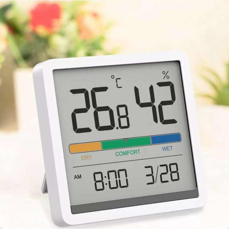 Термометр гигрометр Xiaomi Miiiw Mute Thermometer Hygrometer Clock Арт.7093