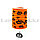 Бумажный подвесной фонарь гармошка на Хэллоуин Тыква оранжевый, фото 4