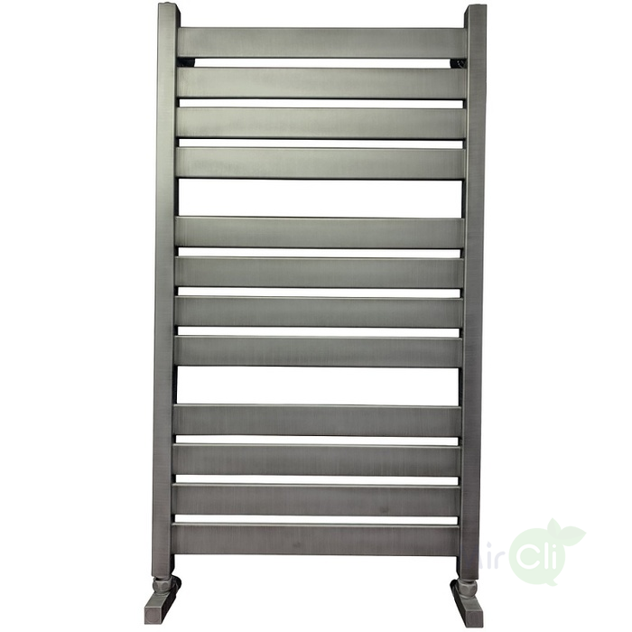 Водяной полотенцесушитель Ника ЛМ-7 100/50 Matt Antique Silver с вентилями