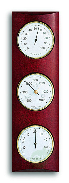 Барометр+Гигрометр+Термометр TFA 20.1028.04, деревянная