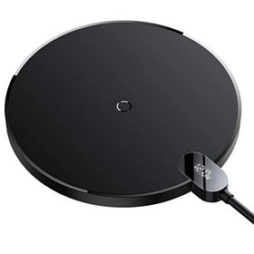 Беспроводное зарядное устройство Baseus Digital LED Display Gen 2 Wireless Charger 15W Black Оригинал Арт.7094