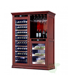Отдельностоящий винный шкаф 101-200 бутылок MEYVEL MV108-WM2-BAR-HUM-C