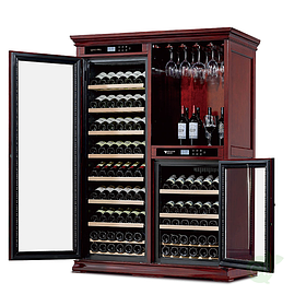 Отдельностоящий винный шкаф 101-200 бутылок MEYVEL MV154-WM2-BAR-C