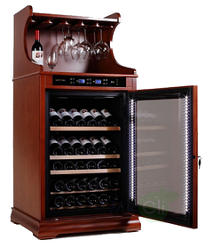 Отдельностоящий винный шкаф 22-50 бутылок MEYVEL MV46-WM1-BAR1.4-C