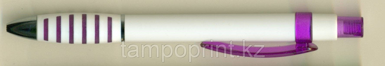 08278 WHITE + VIOLET Transparent clip